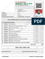 Semester Results: GPA: 4.88 - CGPA: 4.88