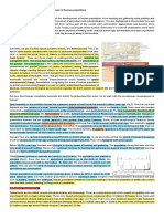 MODULE 1 The Development of Human Population