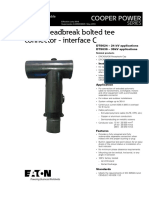 630a Deadbreak Bolted Tee Connector Interface C Catalog Ca650030en