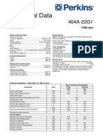 Technical Data: 400 Series 404A-22G1