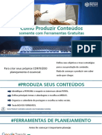 Ferramentas de Produção de Conteúdos