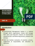 Unit-Iii: Environment Management System (Ems)