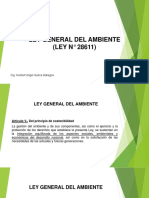 Ley General Del Ambiente (LEY #28611) : Ing. Herbert Angel Quilca Gallegos