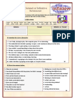 Gerund or Infinitive: Revision Test