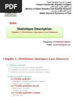 Chapitre 2 Distributions Statistiques À Une Dimension