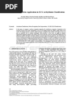 Pattern Recognition Application in ECG Arrhythmia Classification