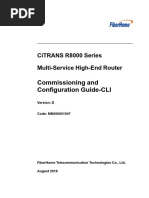 CiTRANS R8000 Series Multi-Service High-End Router Commissioning and Configuration Guide-CLI