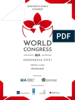 Nineteenth World Congress: Virtual 2-6 July