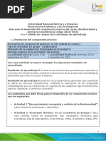 Guía para El Desarrollo Del Componente Práctico - Unidad 3 - Fase 4 - Salida de Campo