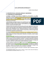 Antunez. La Dirección Escolar. Justificación, Naturaleza y Características