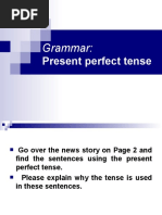 Grammar:: Present Perfect Tense