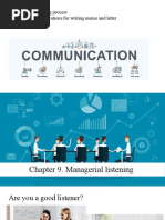 Ch. 9 Managerial Listening