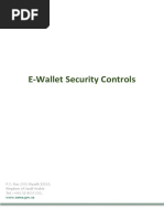 E-Wallet Security Controls 1.0