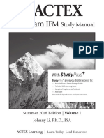 Soa Exam Ifm: Study Manual