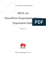 4 Chapter 9 TensorFlow Programming Basics Experiment Guide