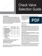 Anupam Catalouge Check Valve Selection