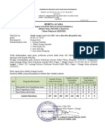 Berita Acara Pleno Kelulusan