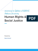 Human Rights and Social Justice