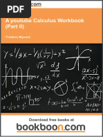 A Youtube Calculus Workbook (Part II)