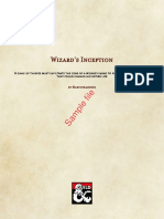 Sample File: Wizard's Inception