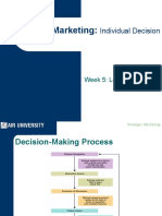 Strategic Marketing:: Individual Decision Making