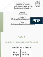 Unidad 7 Cuenta, Movimientos, Saldos Parte 1