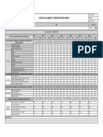 Formato Control de Desinfección y Limpieza Baños