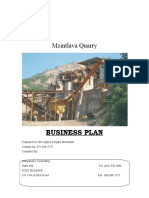 Mzintlava Quarry Business Plan