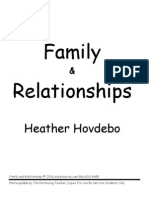 Family and Relationships by Heather Hovdebo