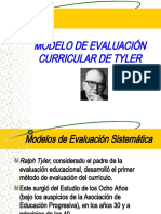 Modelo de Evaluación Curricular de Tyler