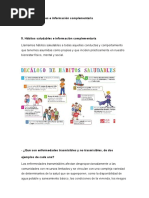 Hábitos Saludables e Información Complementaria Actividad 5