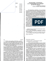 Scannone Fenomenología y Hermeneutica en La Fenomenología de La Donación de JL Marion