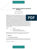 Using ABAQUS For Reliability Analysis by Directional Simulation