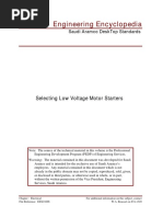 Selecting Low Voltage Motor Starters