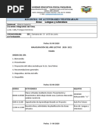 Informe de Teletrabajo Del 1 Al 5 de Junio