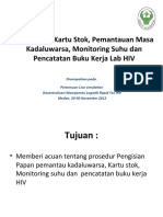 Pemantauan Masa Kadaluwarsa - Kartu Stok-Buku Kerja Hiv