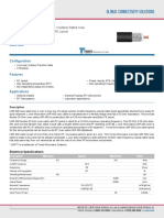 Configuration Features: Low Loss Flexible LMR-600 Indoor / Outdoor Rated Coax Cable Double Shielded With Black PE Jacket