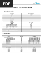 MEP SAMPLE Calculation and Selection Result GF