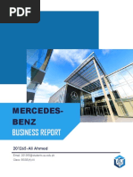 Organizational Analysis Report Mercedes-Benz