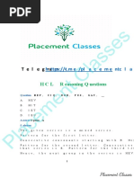 Telegram - : HCL Reasoning Questions