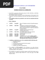 CLAT-2021: Consortium of National Law Universities