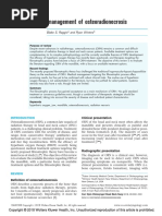 Modern Management of Osteoradionecrosis: Review