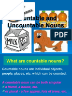 Countable and Uncountable Nouns