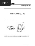 Adam Equipment - PW en PGW Series - User Manual - Spanish