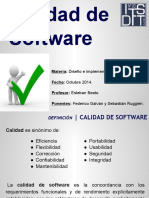 Presentación Calidad de Software