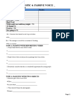 Topic 4 Passive Voice