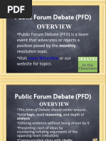 Public Forum Debate