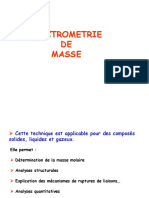 Spectrometrie de Masse