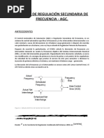 Servicio de Regulación Secundaria de Frecuencia