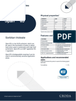 Span ™ 85: Sorbitan Trioleate